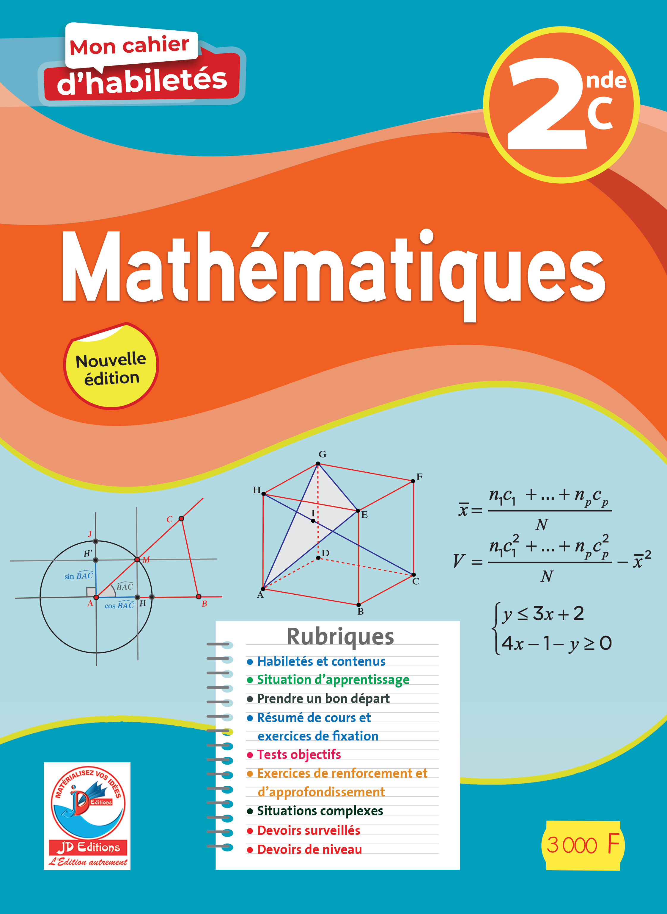  MON CAHIER HABILETES MATHEMATIQUES 2nd C 