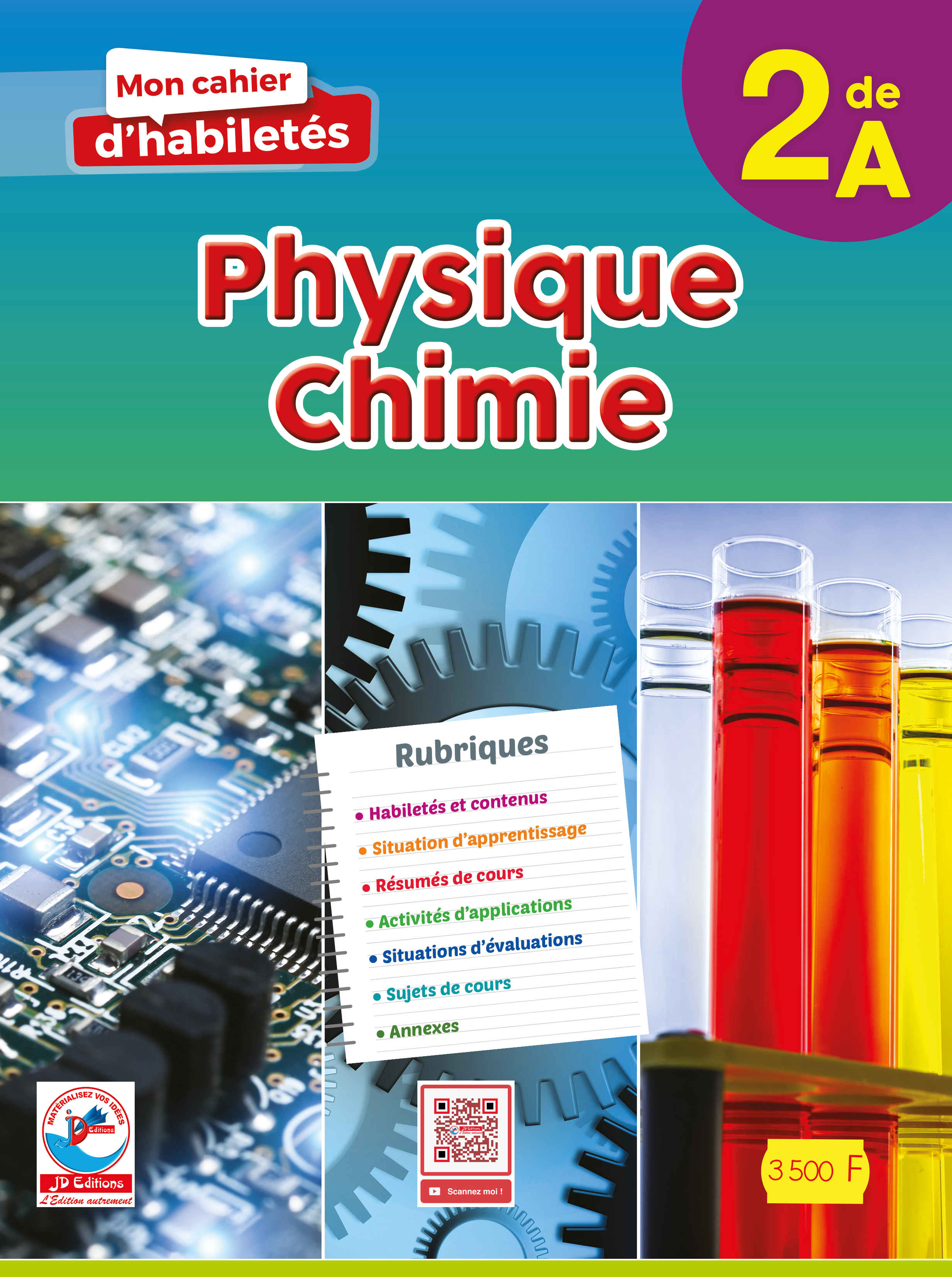 MON CAHIER HABILETES PHYSIQUE CHIMIE 2de A 