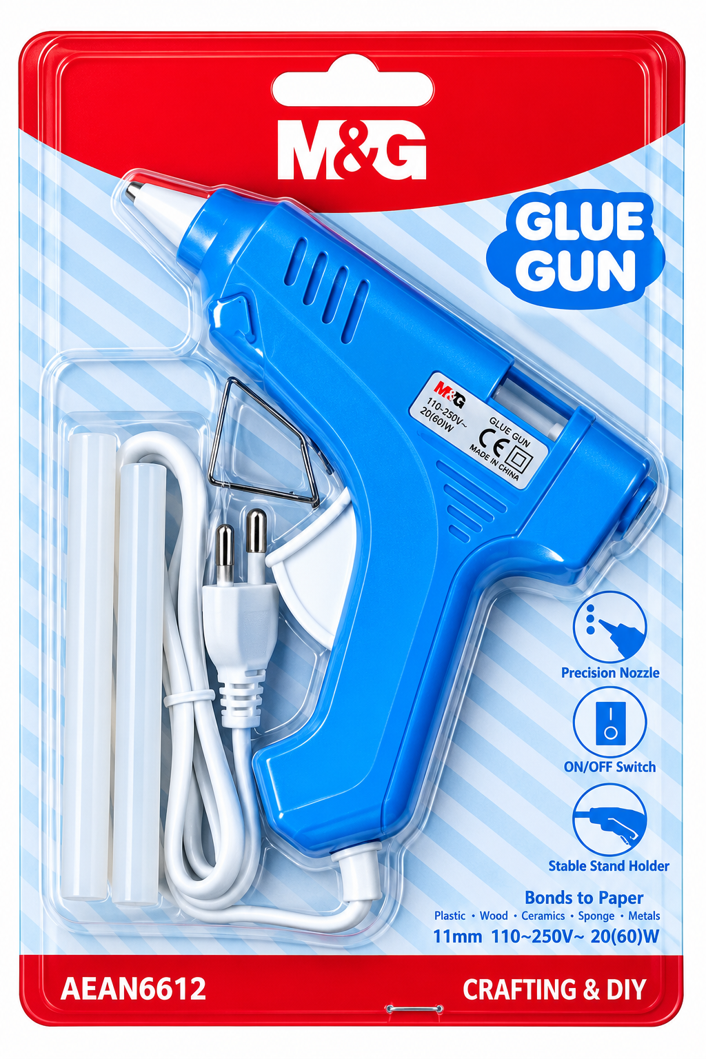 PISTOLET À COLLE CHAUDE M&G 11mm 